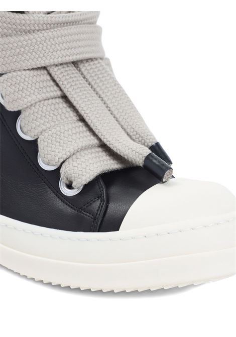 Black Jumbolace leather high-top sneakers Rick owens - men RICK OWENS | RU02E1892LCOW2911